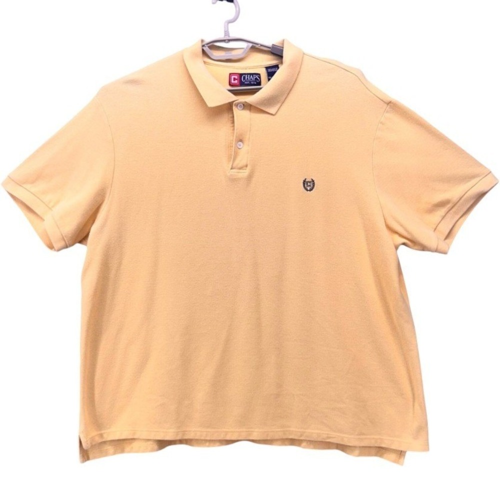 Chaps Polo Shirt Yellow XXL